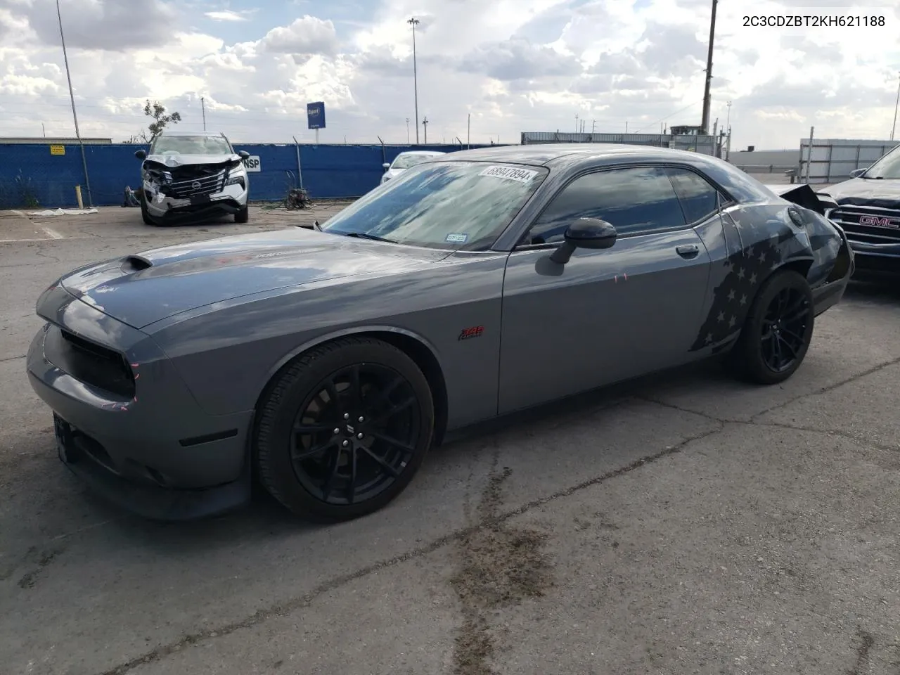 2019 Dodge Challenger R/T VIN: 2C3CDZBT2KH621188 Lot: 68947894