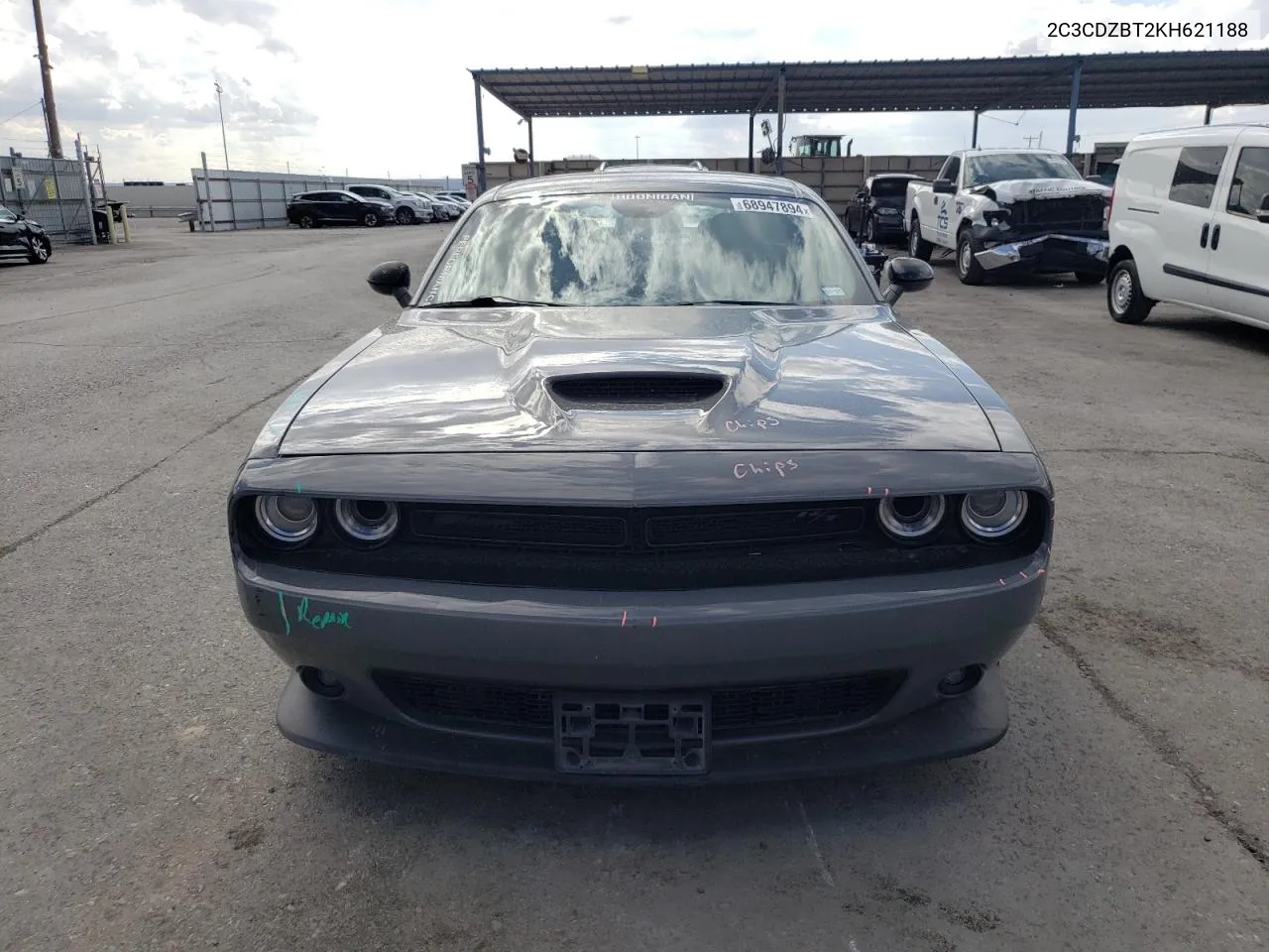 2019 Dodge Challenger R/T VIN: 2C3CDZBT2KH621188 Lot: 68947894