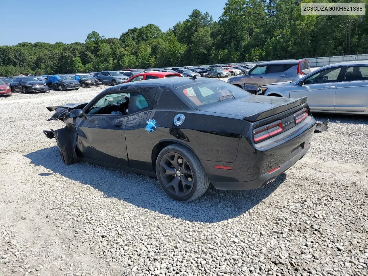 2C3CDZAG0KH621338 2019 Dodge Challenger Sxt