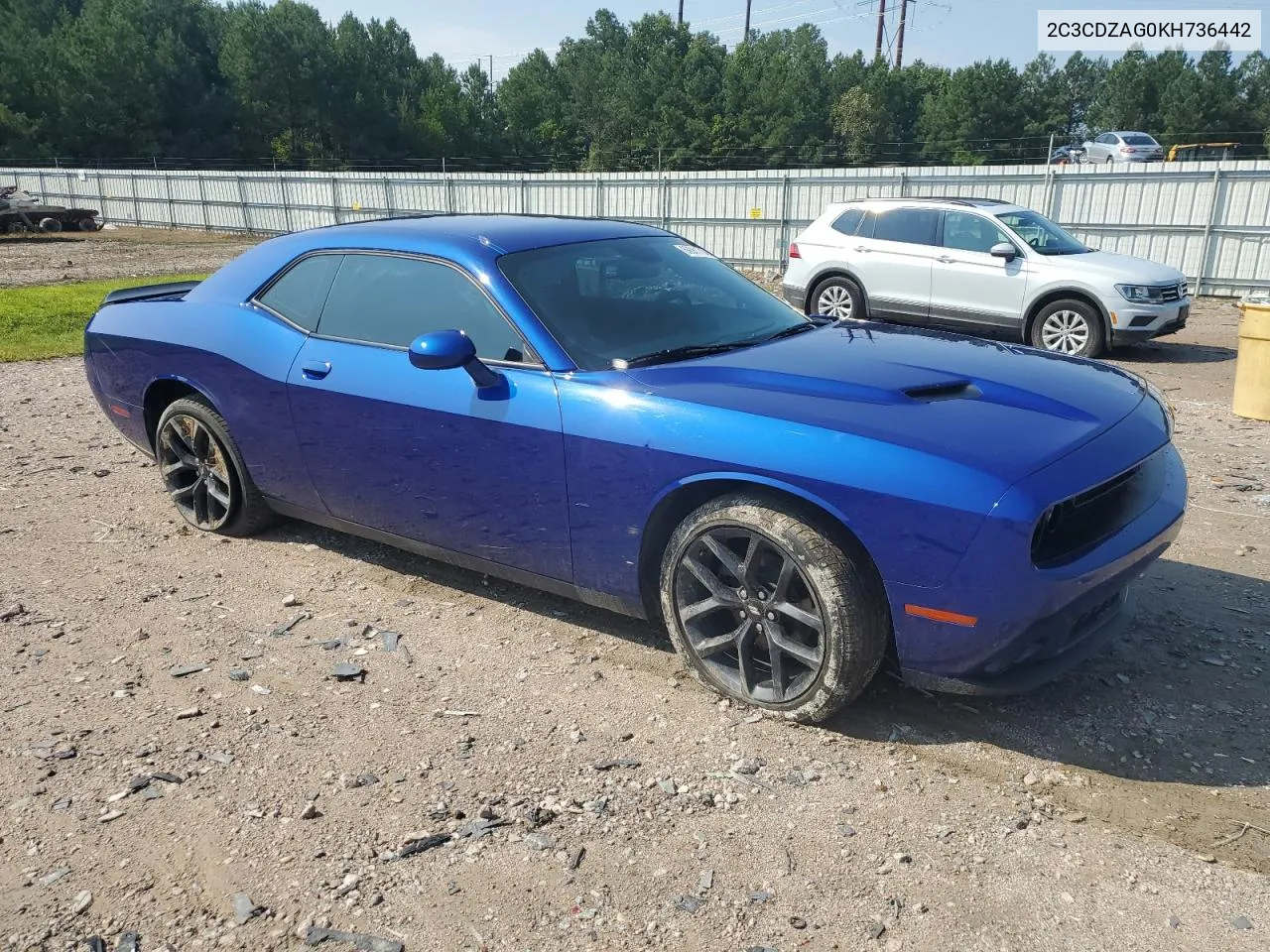 2019 Dodge Challenger Sxt VIN: 2C3CDZAG0KH736442 Lot: 69061714