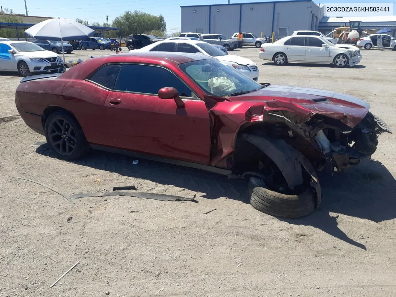 2019 Dodge Challenger Sxt VIN: 2C3CDZAG6KH503441 Lot: 69119964