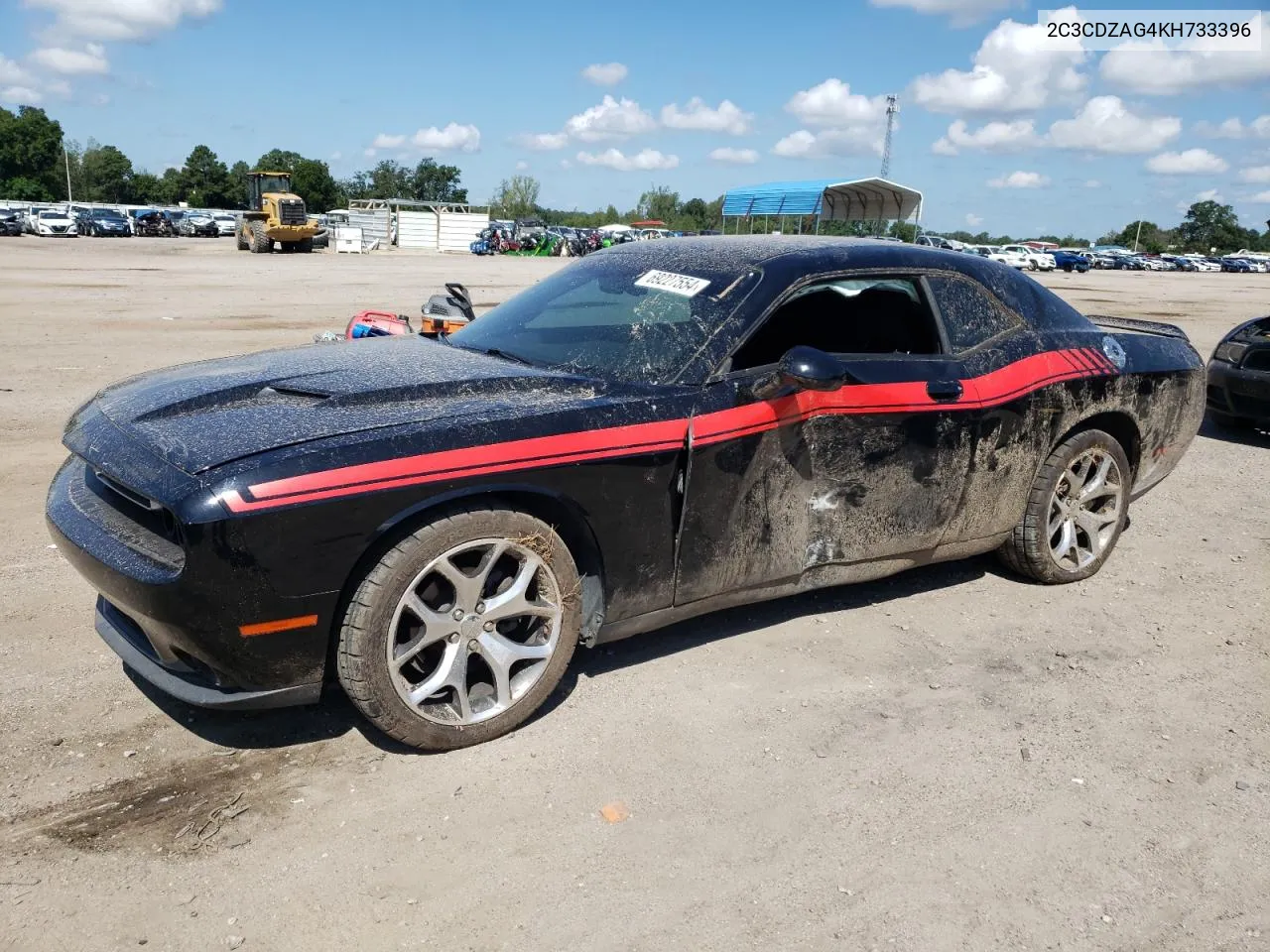 2019 Dodge Challenger Sxt VIN: 2C3CDZAG4KH733396 Lot: 69227554