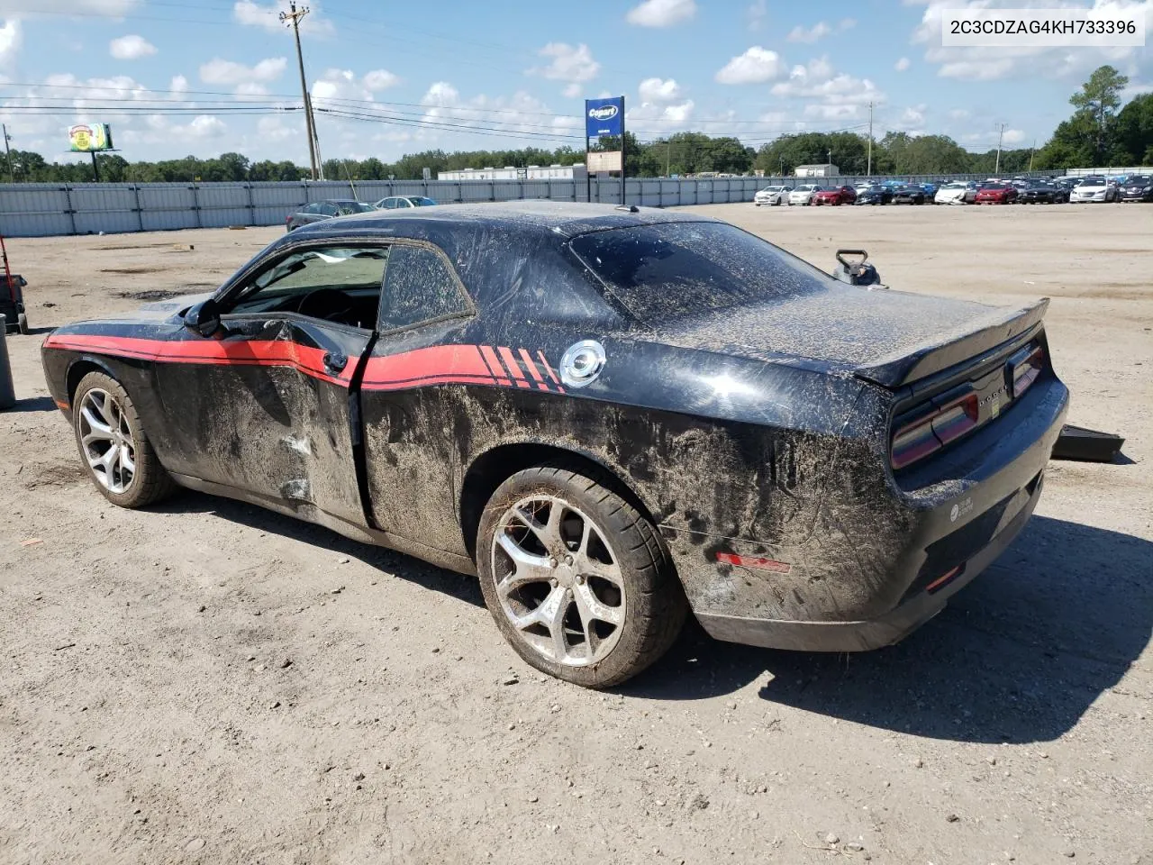 2019 Dodge Challenger Sxt VIN: 2C3CDZAG4KH733396 Lot: 69227554