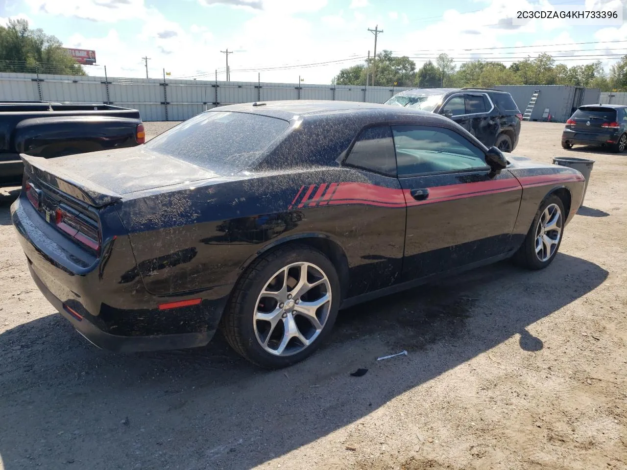 2019 Dodge Challenger Sxt VIN: 2C3CDZAG4KH733396 Lot: 69227554