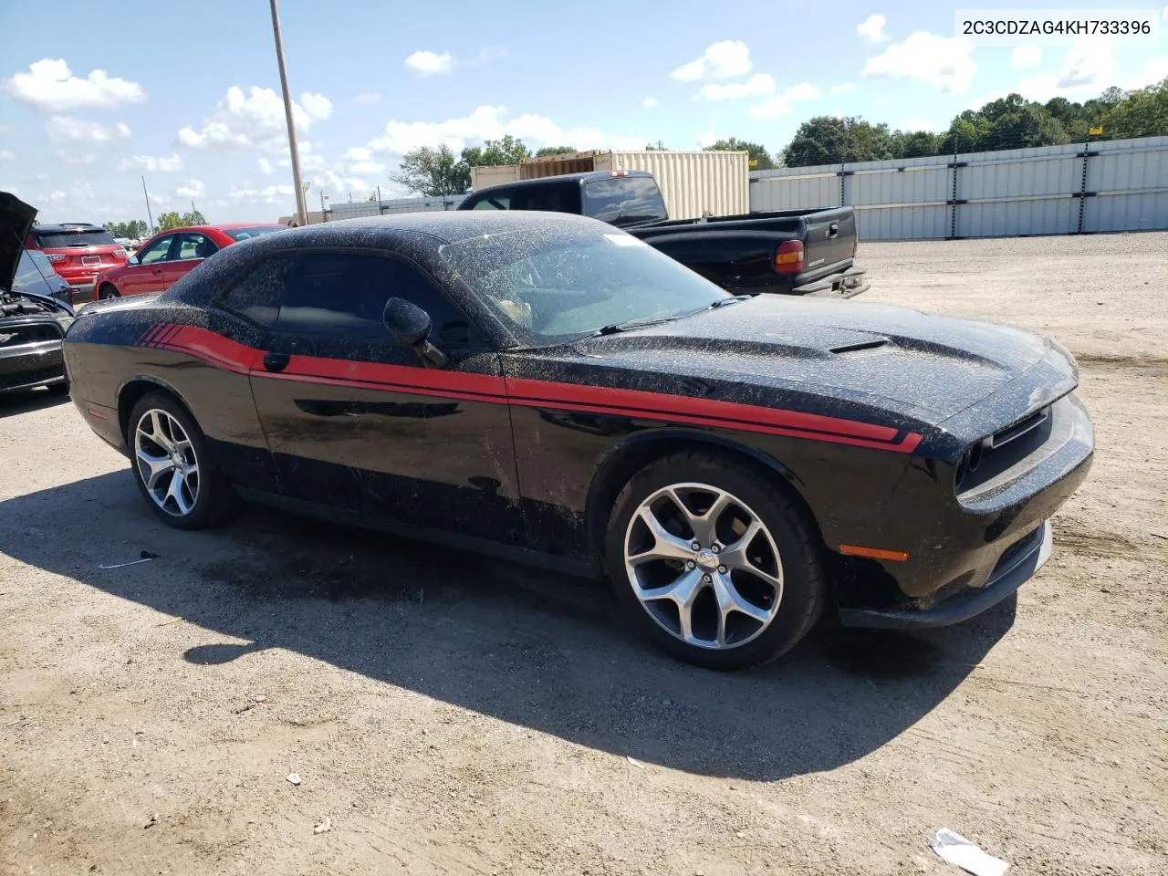 2019 Dodge Challenger Sxt VIN: 2C3CDZAG4KH733396 Lot: 69227554