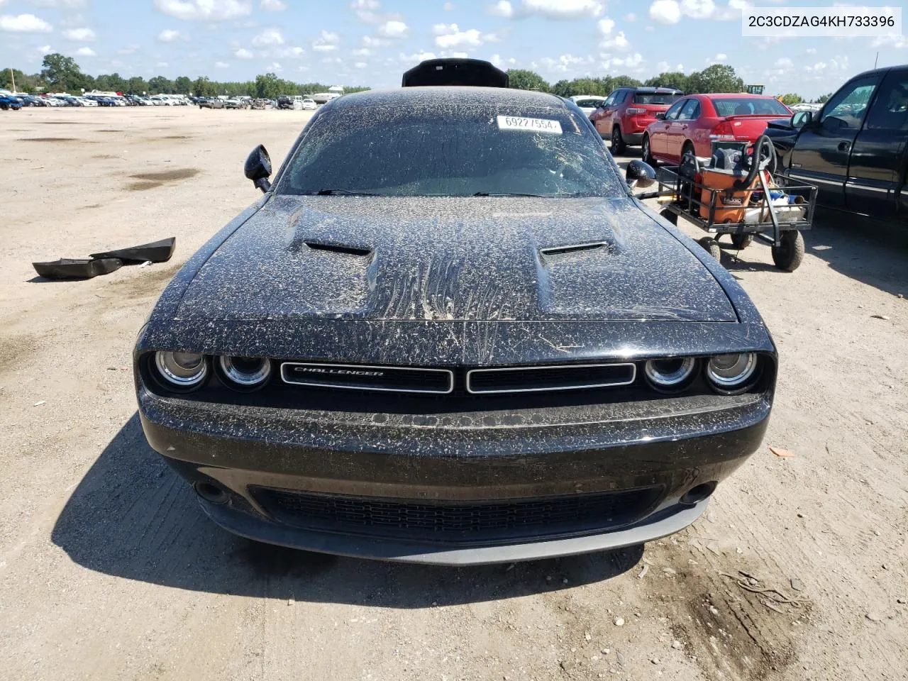 2019 Dodge Challenger Sxt VIN: 2C3CDZAG4KH733396 Lot: 69227554