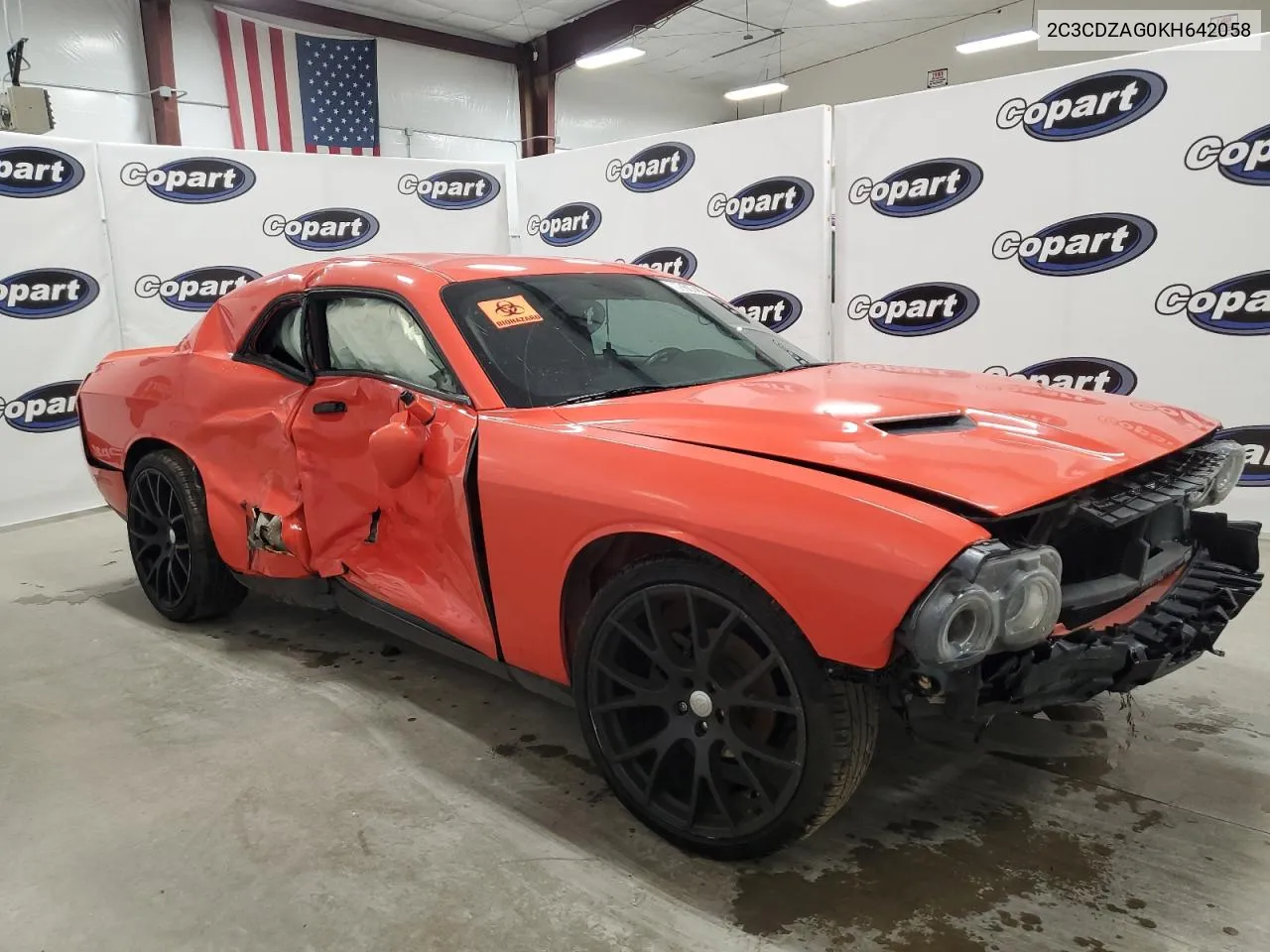 2019 Dodge Challenger Sxt VIN: 2C3CDZAG0KH642058 Lot: 69314274