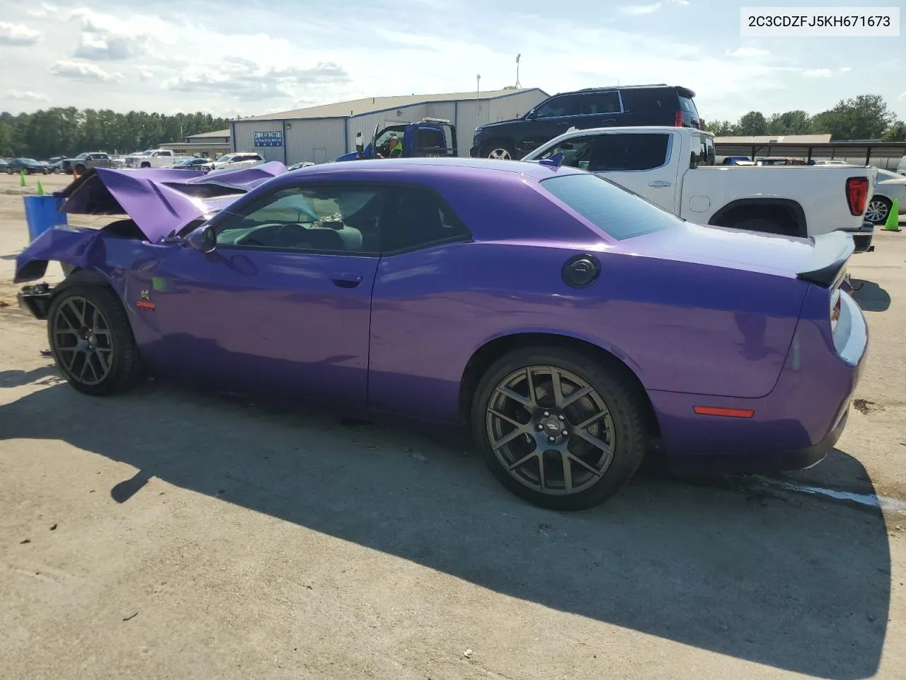 2019 Dodge Challenger R/T Scat Pack VIN: 2C3CDZFJ5KH671673 Lot: 69408534