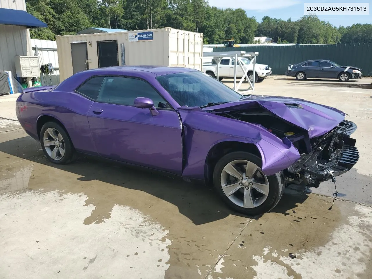 2019 Dodge Challenger Sxt VIN: 2C3CDZAG5KH731513 Lot: 69461164