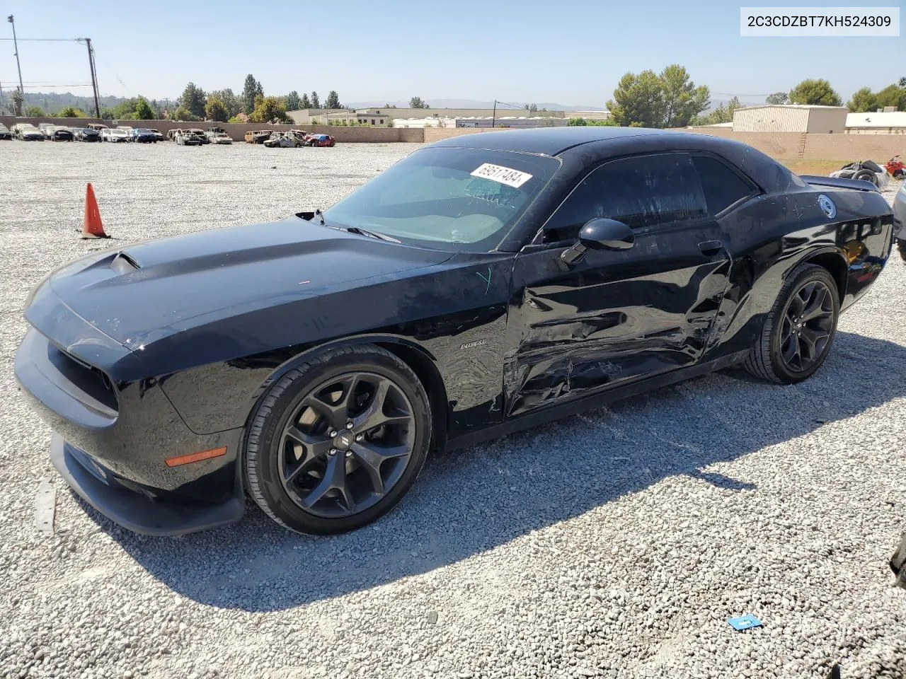 2019 Dodge Challenger R/T VIN: 2C3CDZBT7KH524309 Lot: 69517484