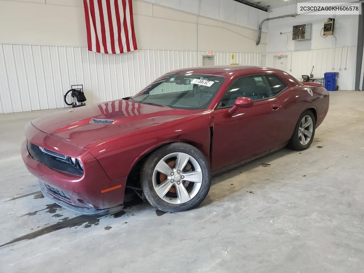 2019 Dodge Challenger Sxt VIN: 2C3CDZAG0KH606578 Lot: 69517814