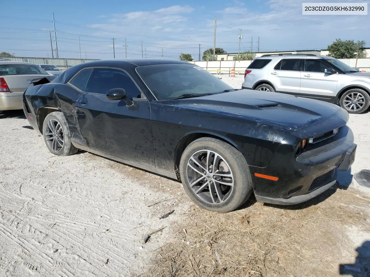 2019 Dodge Challenger Sxt VIN: 2C3CDZGG5KH632990 Lot: 69532624