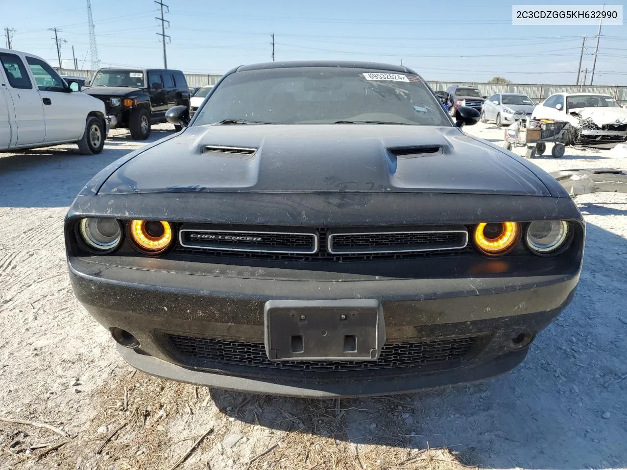 2019 Dodge Challenger Sxt VIN: 2C3CDZGG5KH632990 Lot: 69532624