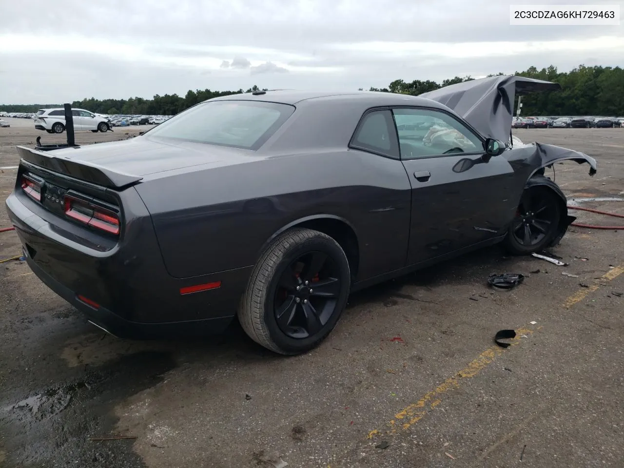 2019 Dodge Challenger Sxt VIN: 2C3CDZAG6KH729463 Lot: 69604314