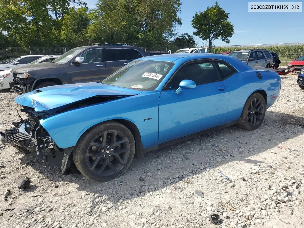 2019 Dodge Challenger R/T VIN: 2C3CDZBT1KH591312 Lot: 69851554