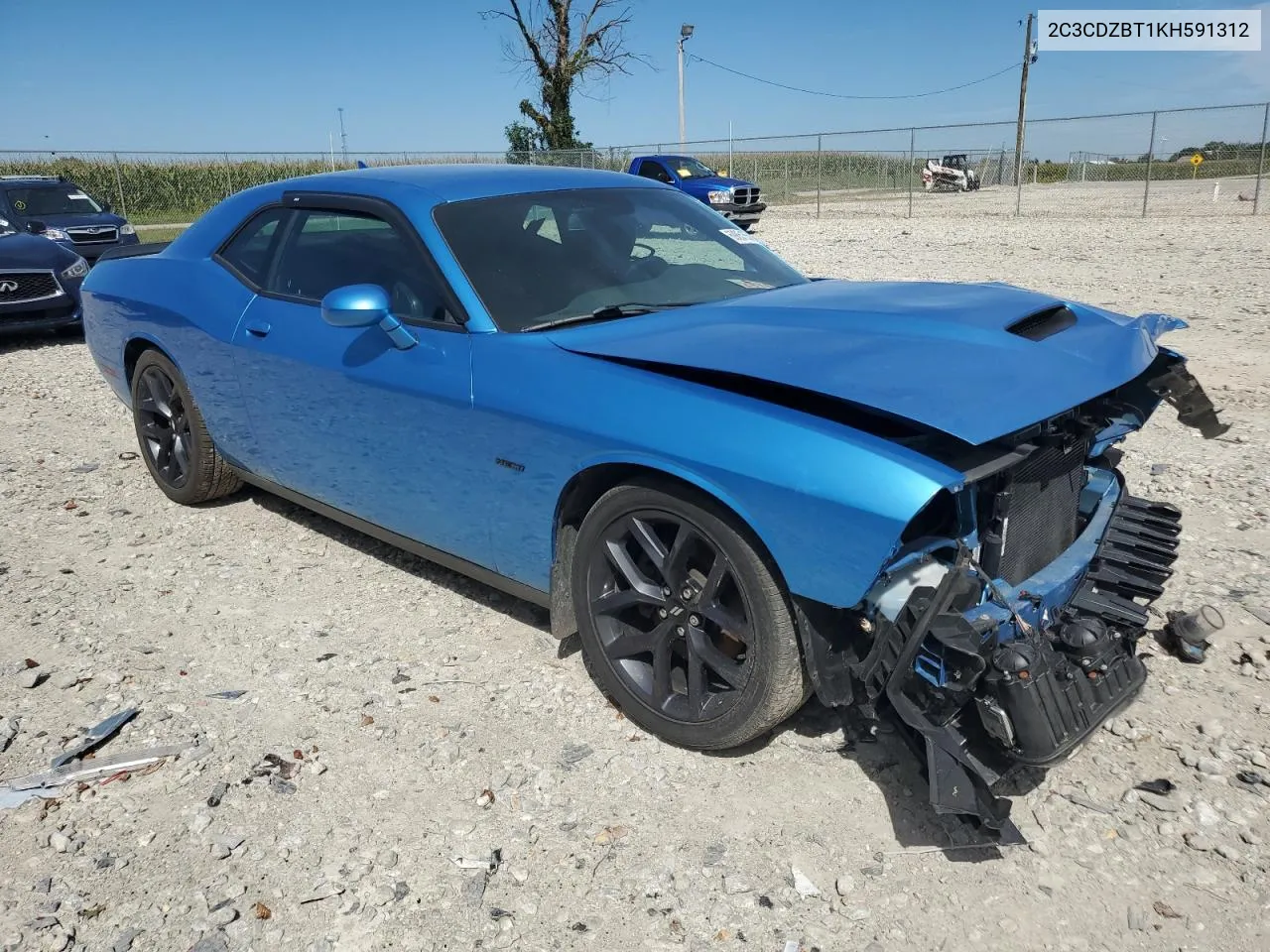 2019 Dodge Challenger R/T VIN: 2C3CDZBT1KH591312 Lot: 69851554