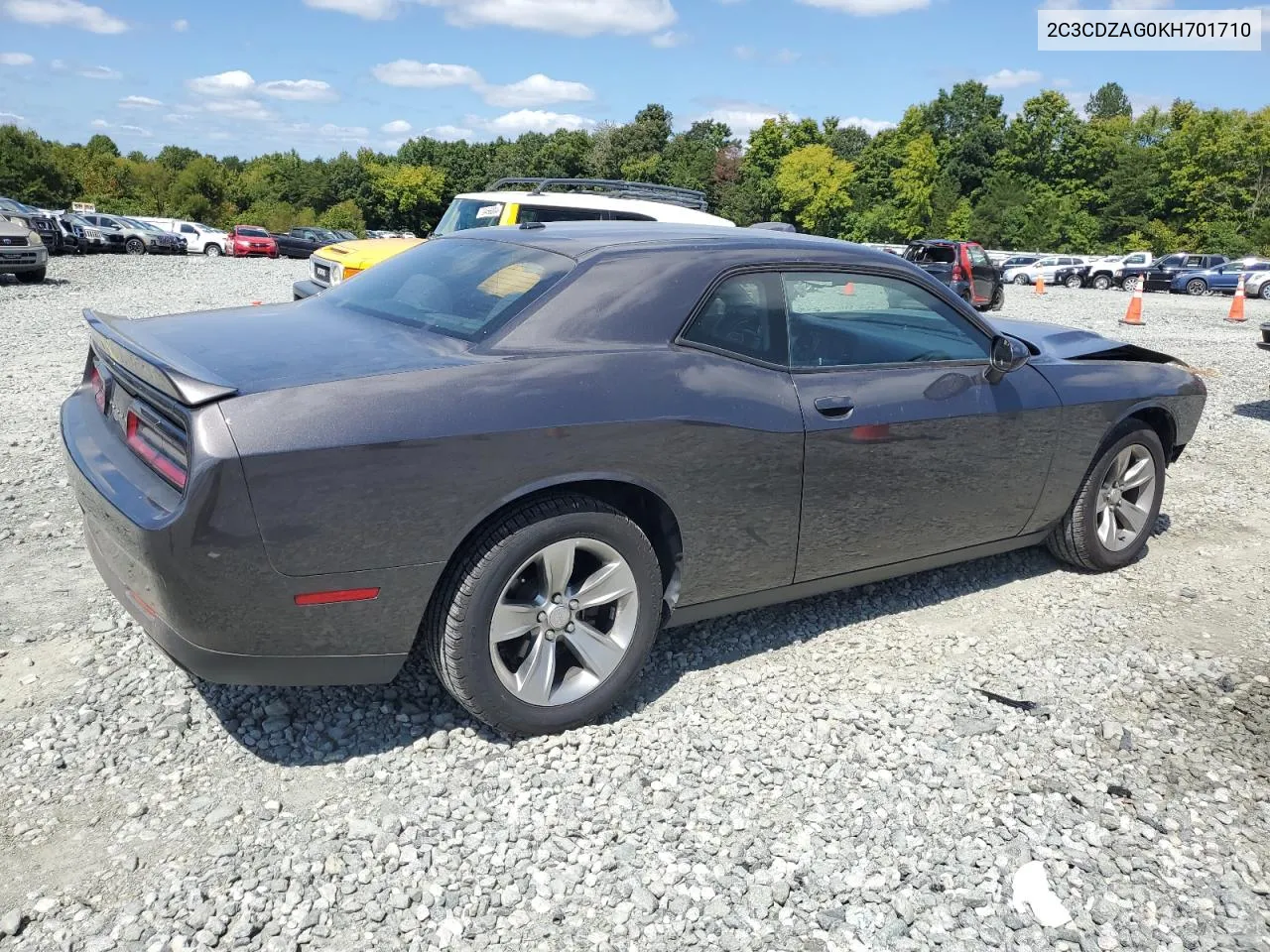 2019 Dodge Challenger Sxt VIN: 2C3CDZAG0KH701710 Lot: 70046214