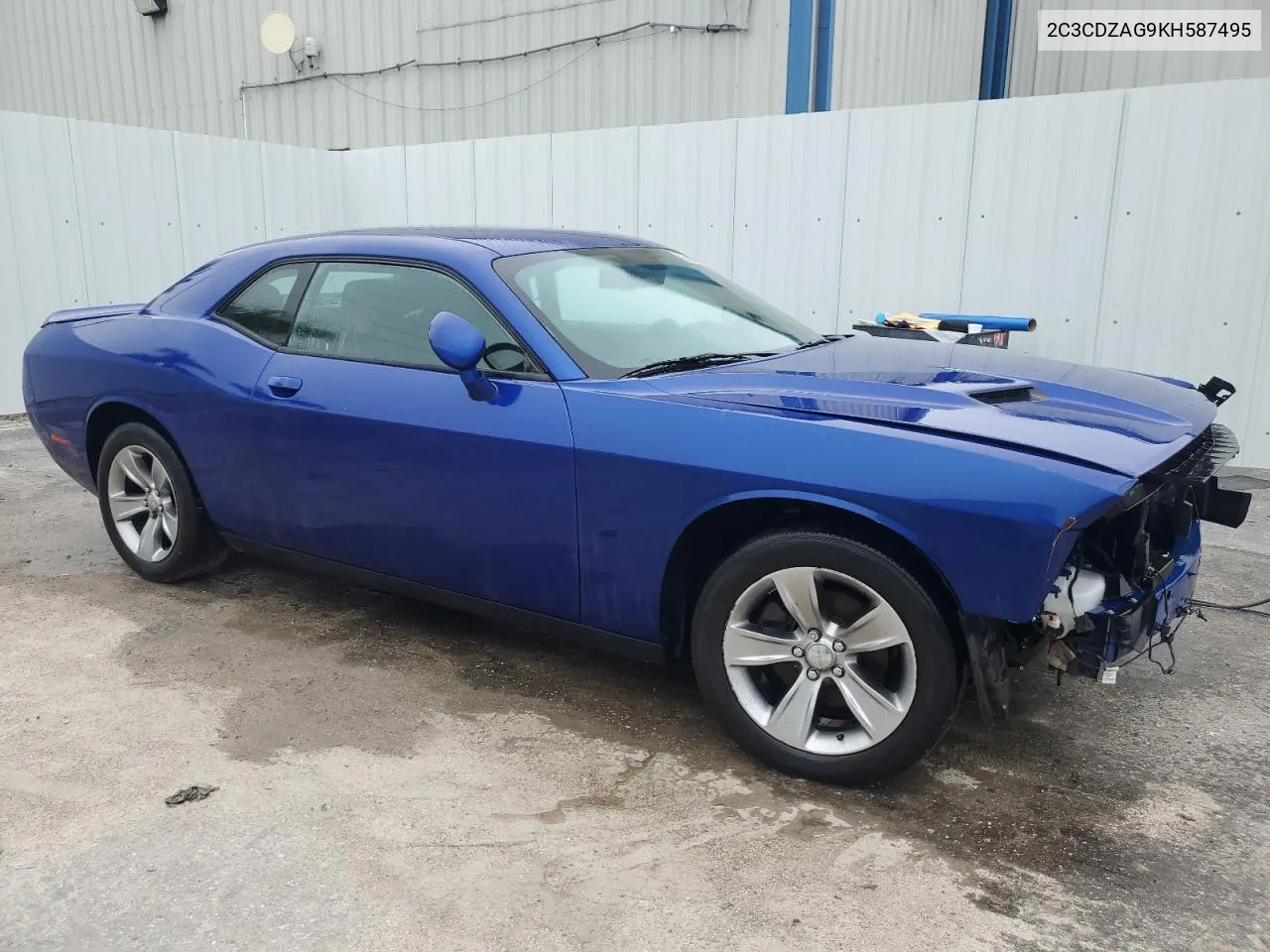 2C3CDZAG9KH587495 2019 Dodge Challenger Sxt