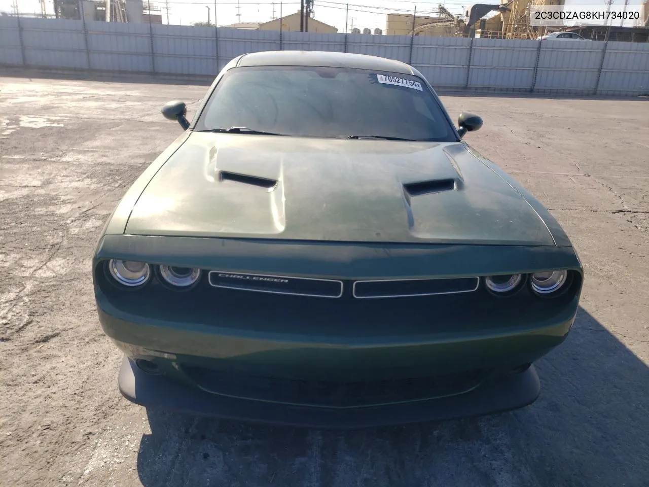 2C3CDZAG8KH734020 2019 Dodge Challenger Sxt