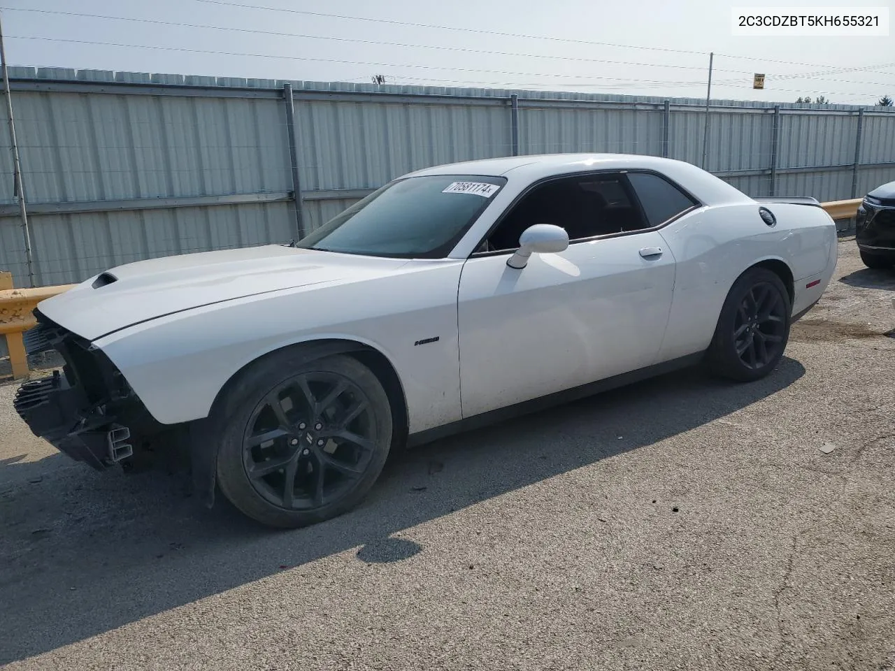 2019 Dodge Challenger R/T VIN: 2C3CDZBT5KH655321 Lot: 70581174