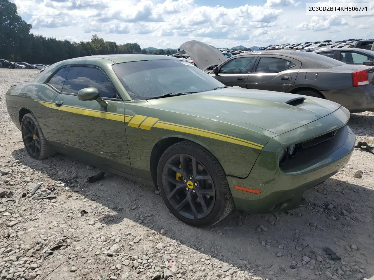 2019 Dodge Challenger R/T VIN: 2C3CDZBT4KH506771 Lot: 70593214