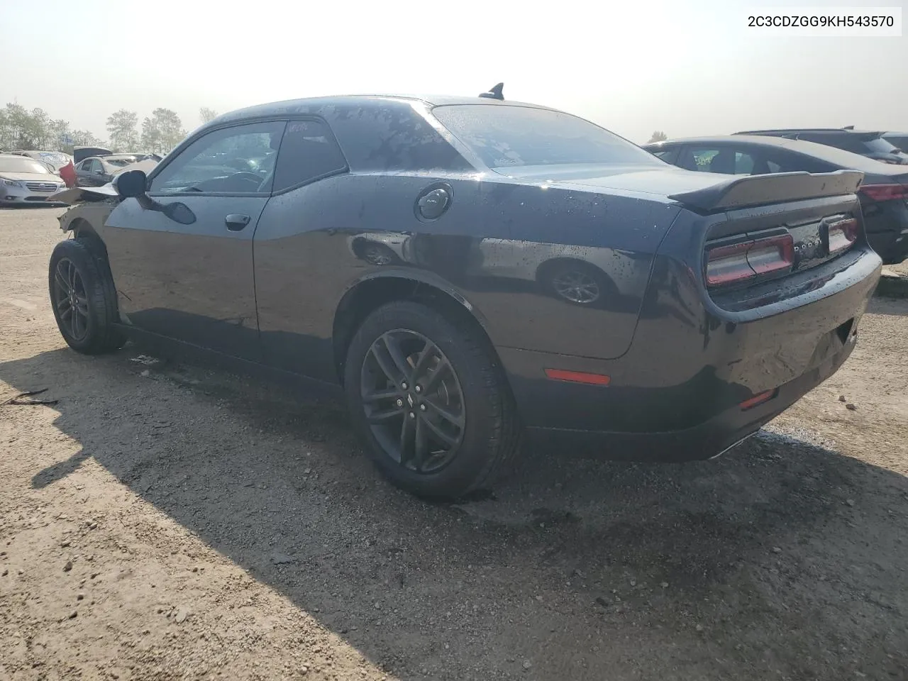 2019 Dodge Challenger Sxt VIN: 2C3CDZGG9KH543570 Lot: 70601114