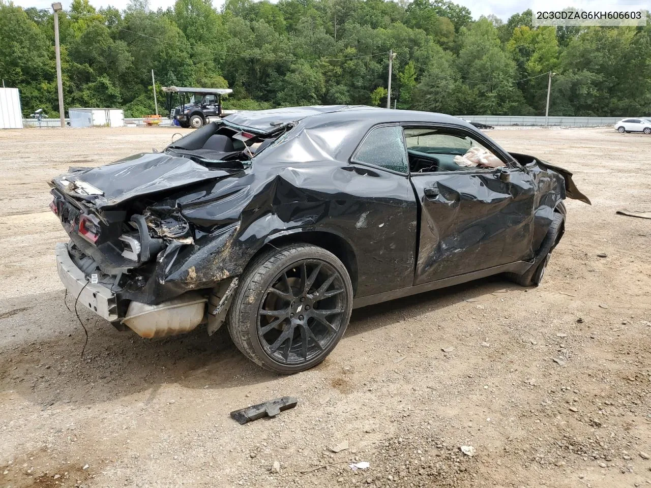 2019 Dodge Challenger Sxt VIN: 2C3CDZAG6KH606603 Lot: 70627824