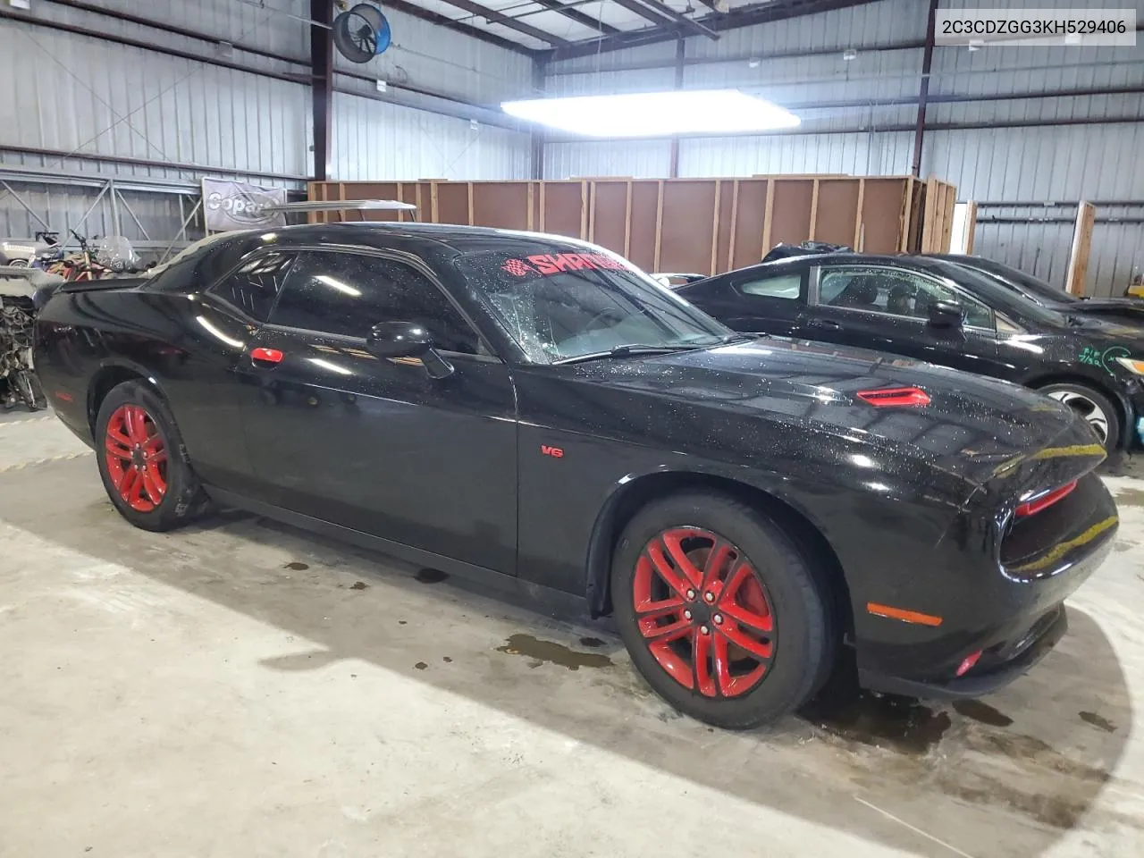 2019 Dodge Challenger Sxt VIN: 2C3CDZGG3KH529406 Lot: 70773124