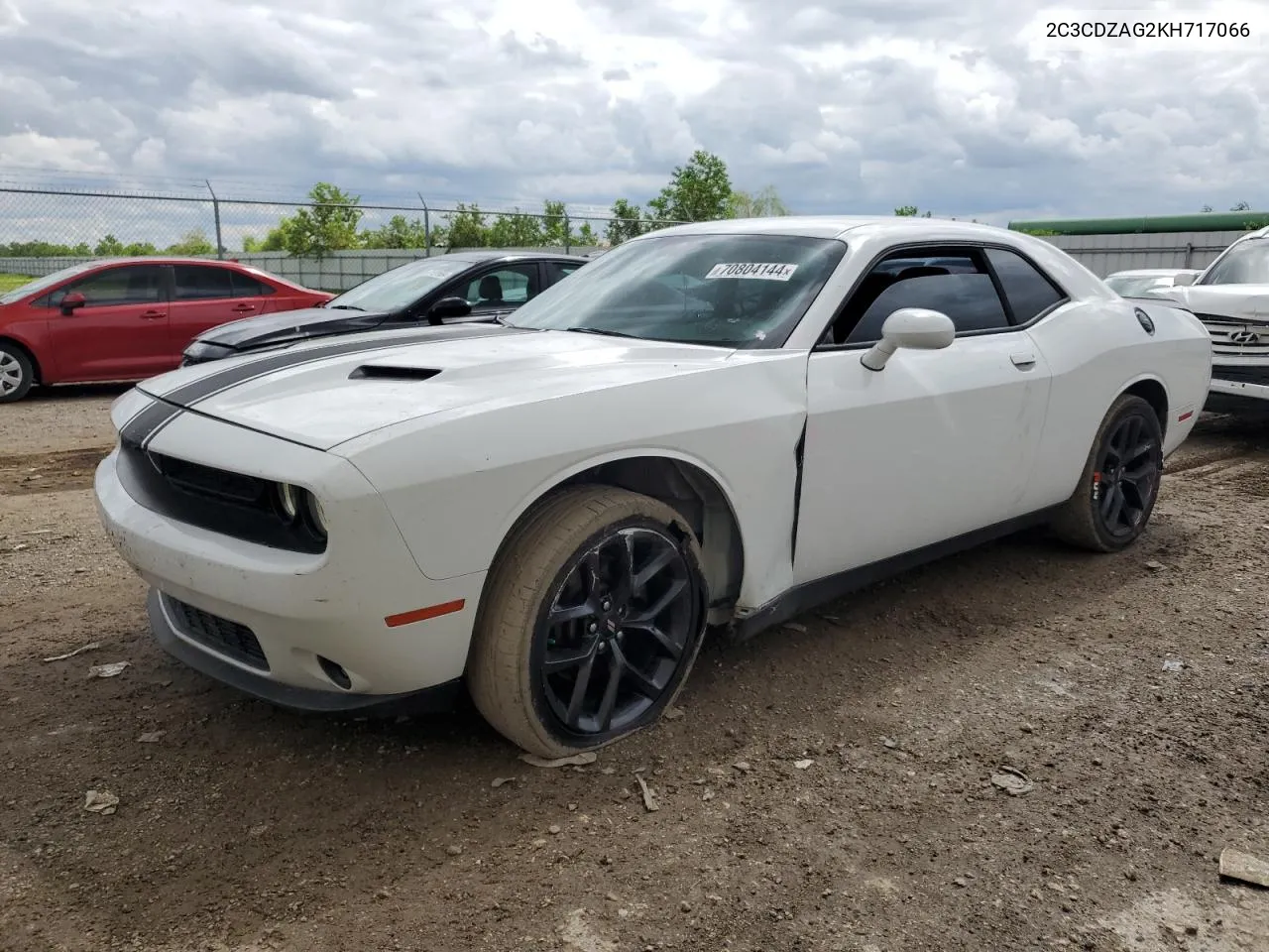 2019 Dodge Challenger Sxt VIN: 2C3CDZAG2KH717066 Lot: 70804144