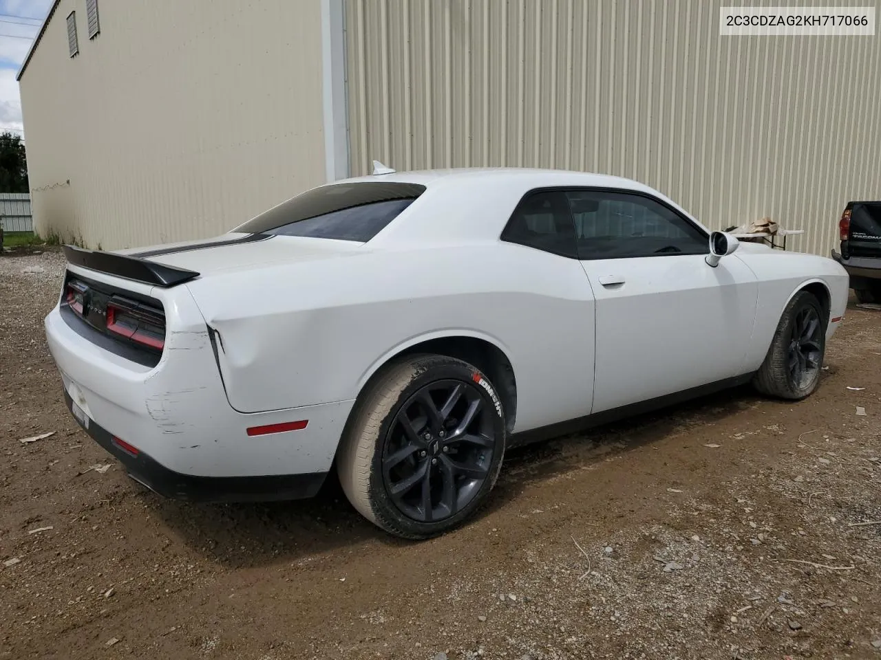 2019 Dodge Challenger Sxt VIN: 2C3CDZAG2KH717066 Lot: 70804144