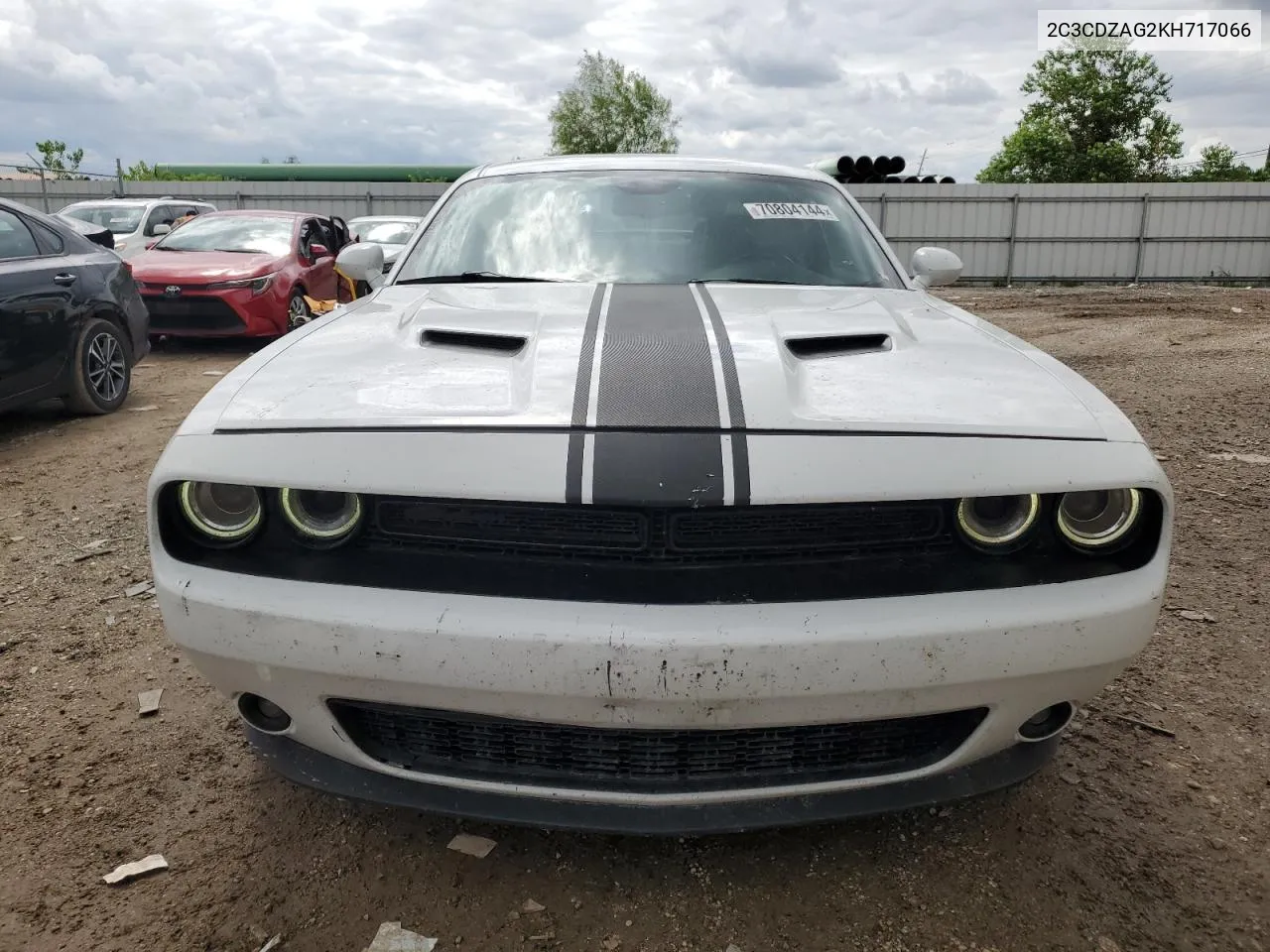 2019 Dodge Challenger Sxt VIN: 2C3CDZAG2KH717066 Lot: 70804144