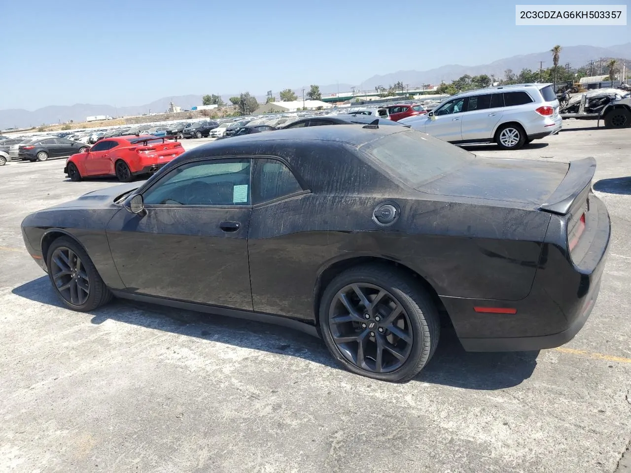 2019 Dodge Challenger Sxt VIN: 2C3CDZAG6KH503357 Lot: 70865544