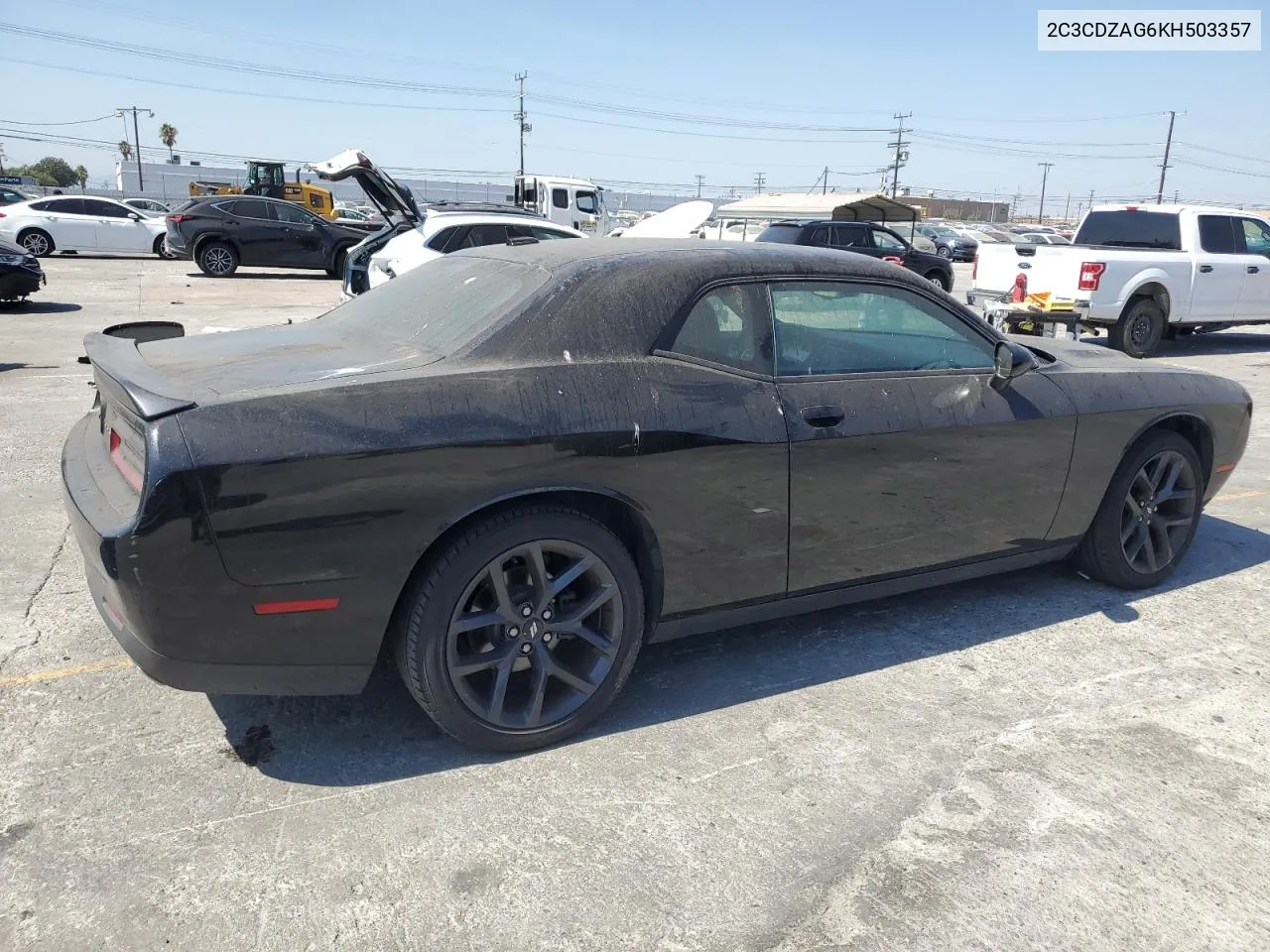 2019 Dodge Challenger Sxt VIN: 2C3CDZAG6KH503357 Lot: 70865544