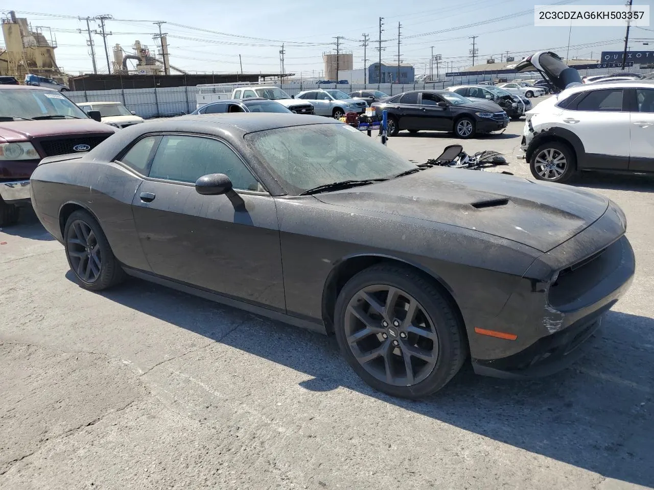 2019 Dodge Challenger Sxt VIN: 2C3CDZAG6KH503357 Lot: 70865544