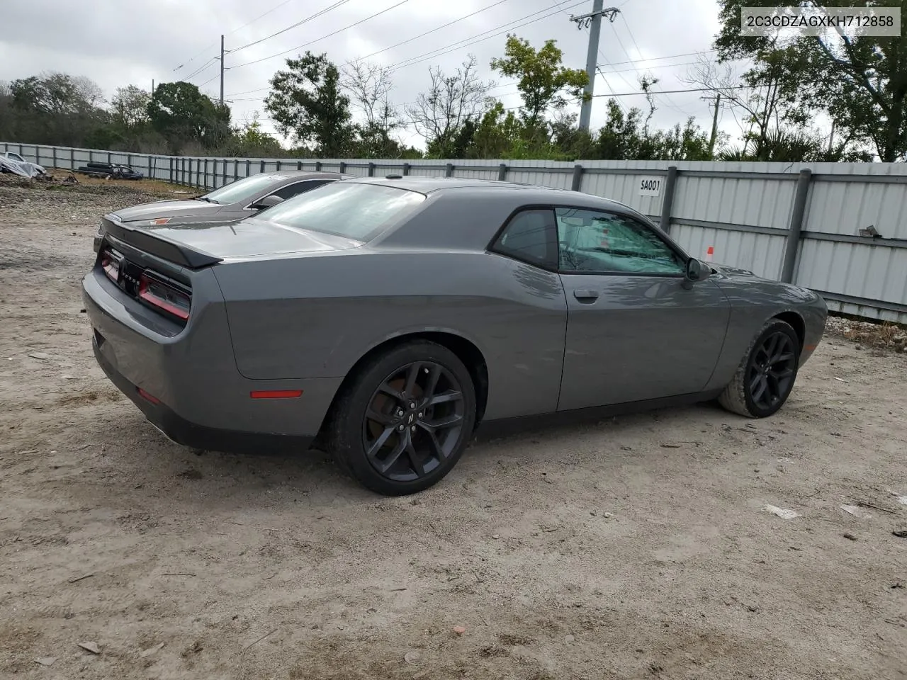 2C3CDZAGXKH712858 2019 Dodge Challenger Sxt