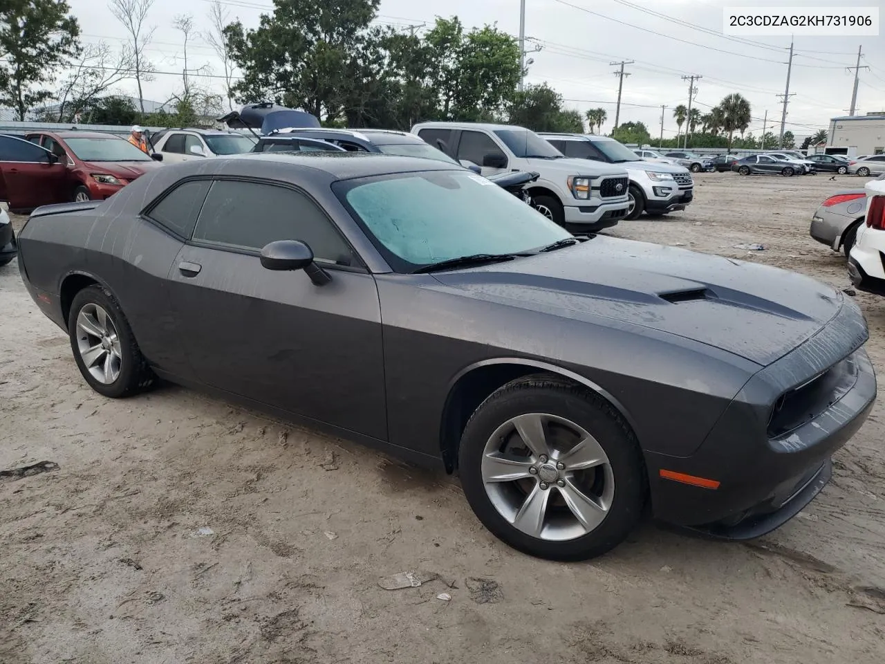 2019 Dodge Challenger Sxt VIN: 2C3CDZAG2KH731906 Lot: 70927504