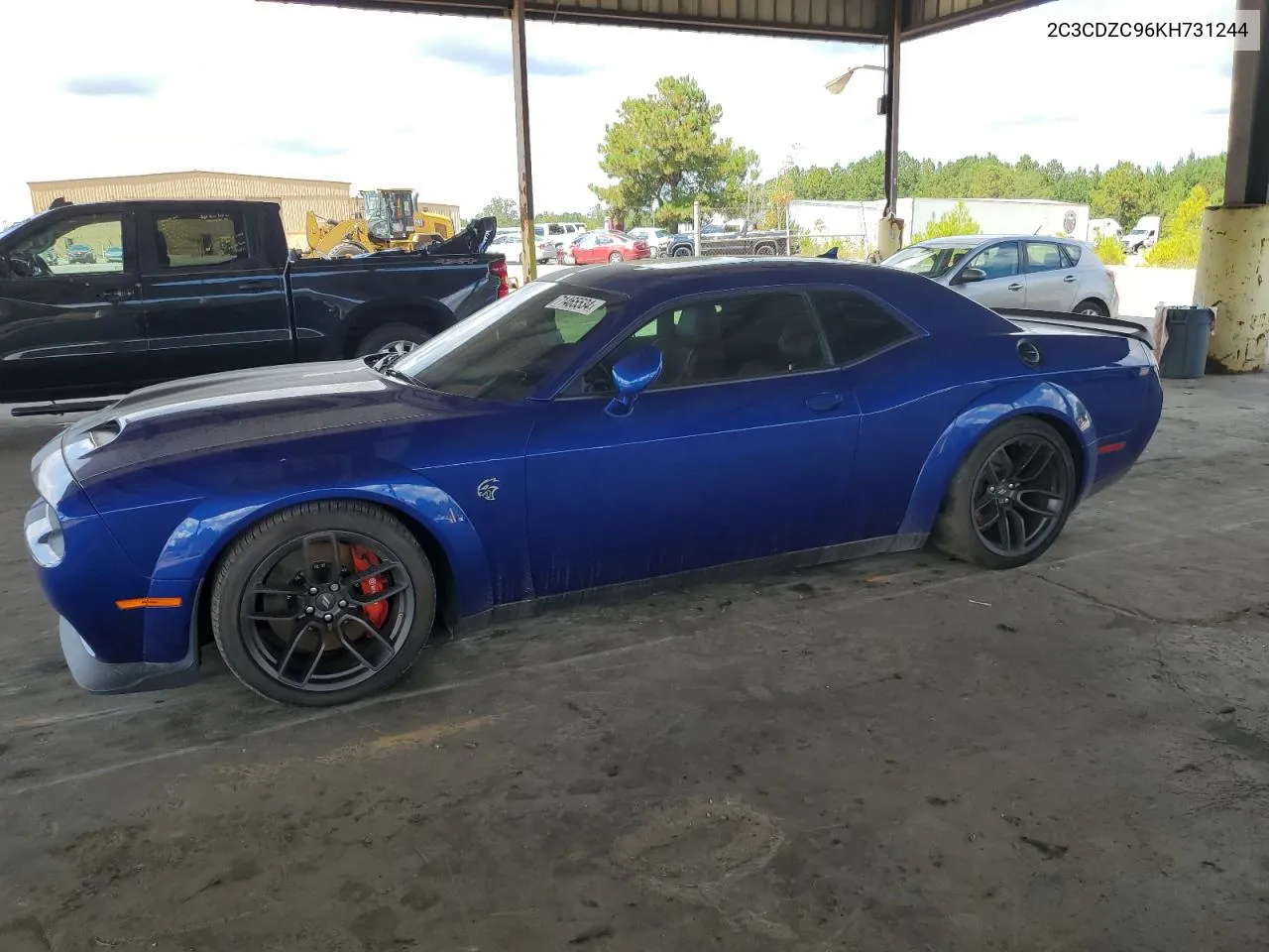 2019 Dodge Challenger Srt Hellcat VIN: 2C3CDZC96KH731244 Lot: 71465534