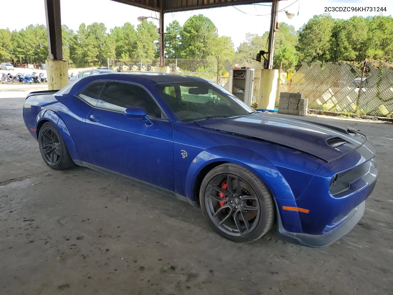 2019 Dodge Challenger Srt Hellcat VIN: 2C3CDZC96KH731244 Lot: 71465534