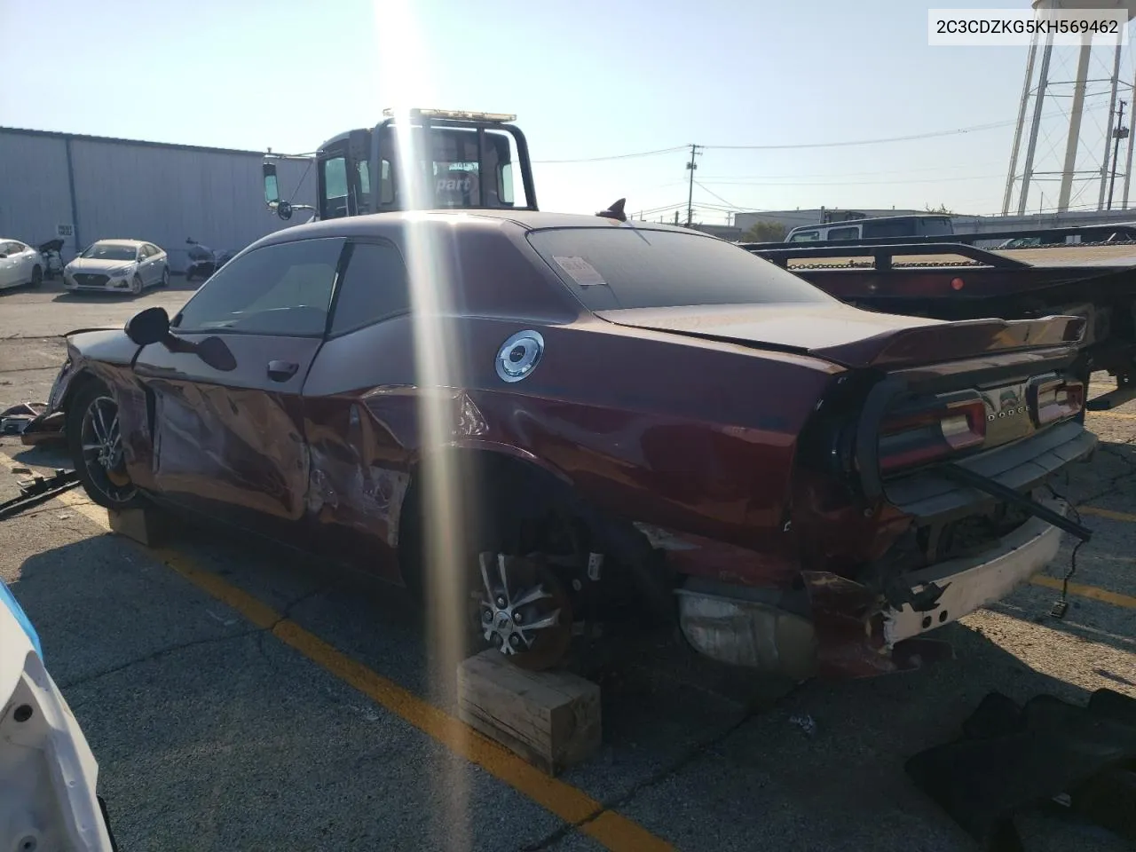 2019 Dodge Challenger Gt VIN: 2C3CDZKG5KH569462 Lot: 71628924