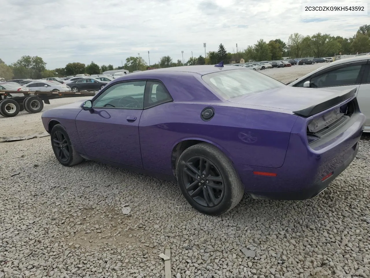 2019 Dodge Challenger Gt VIN: 2C3CDZKG9KH543592 Lot: 71784754