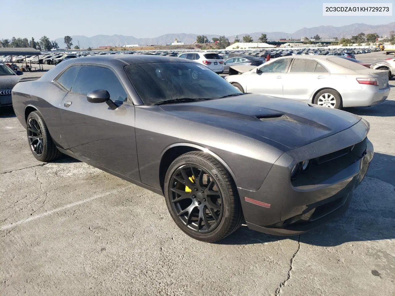 2019 Dodge Challenger Sxt VIN: 2C3CDZAG1KH729273 Lot: 71802934