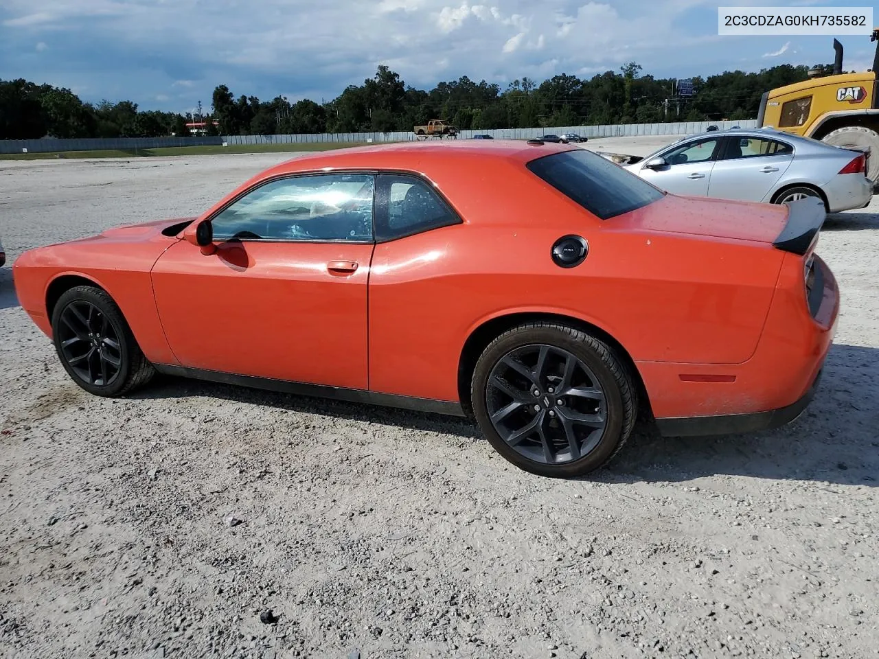 2019 Dodge Challenger Sxt VIN: 2C3CDZAG0KH735582 Lot: 72047554