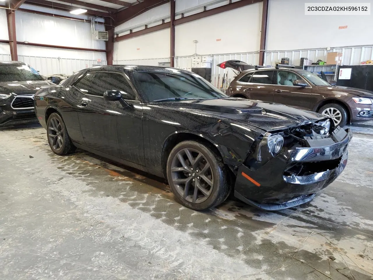 2019 Dodge Challenger Sxt VIN: 2C3CDZAG2KH596152 Lot: 72174134