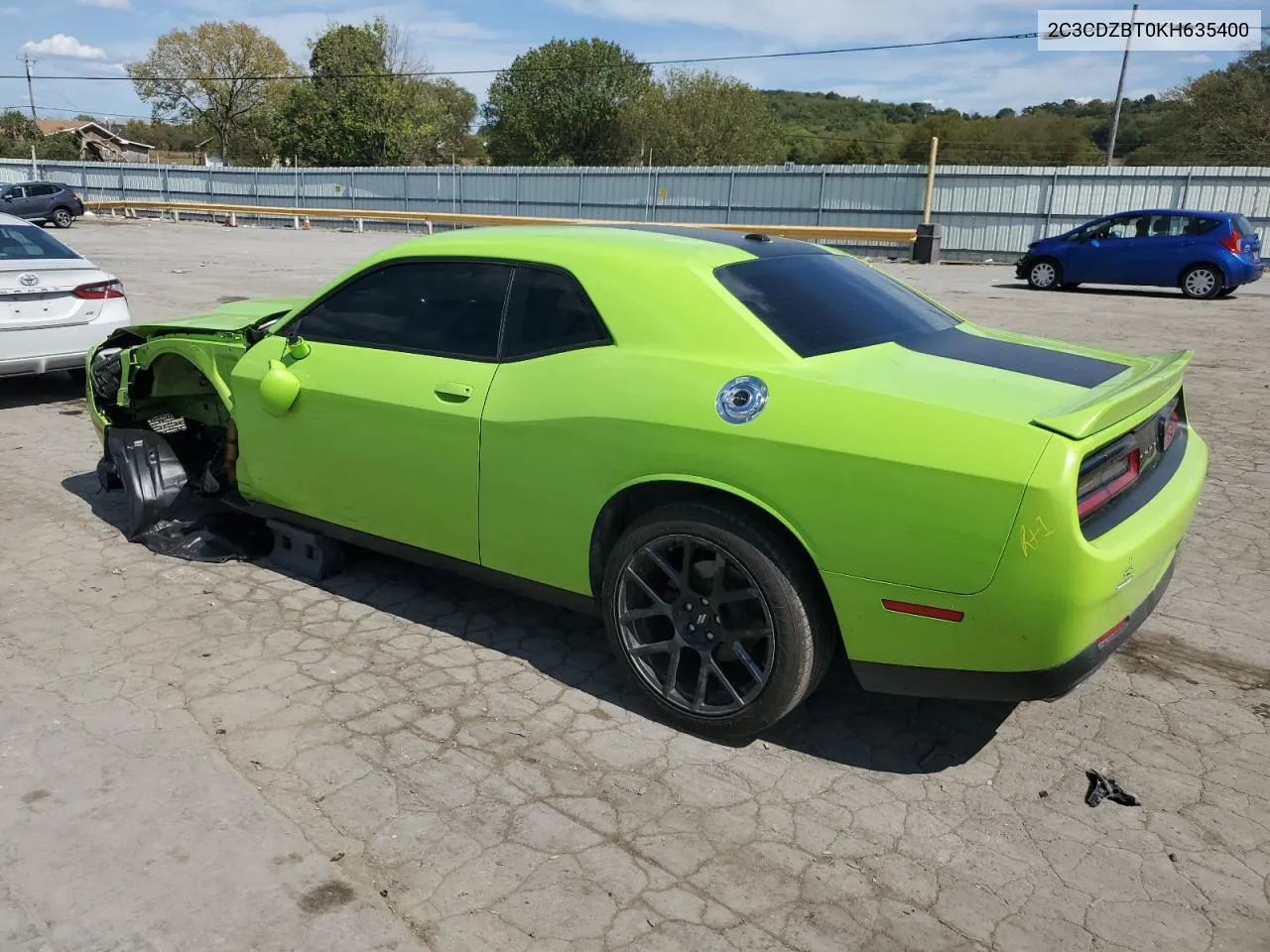 2019 Dodge Challenger R/T VIN: 2C3CDZBT0KH635400 Lot: 72175334