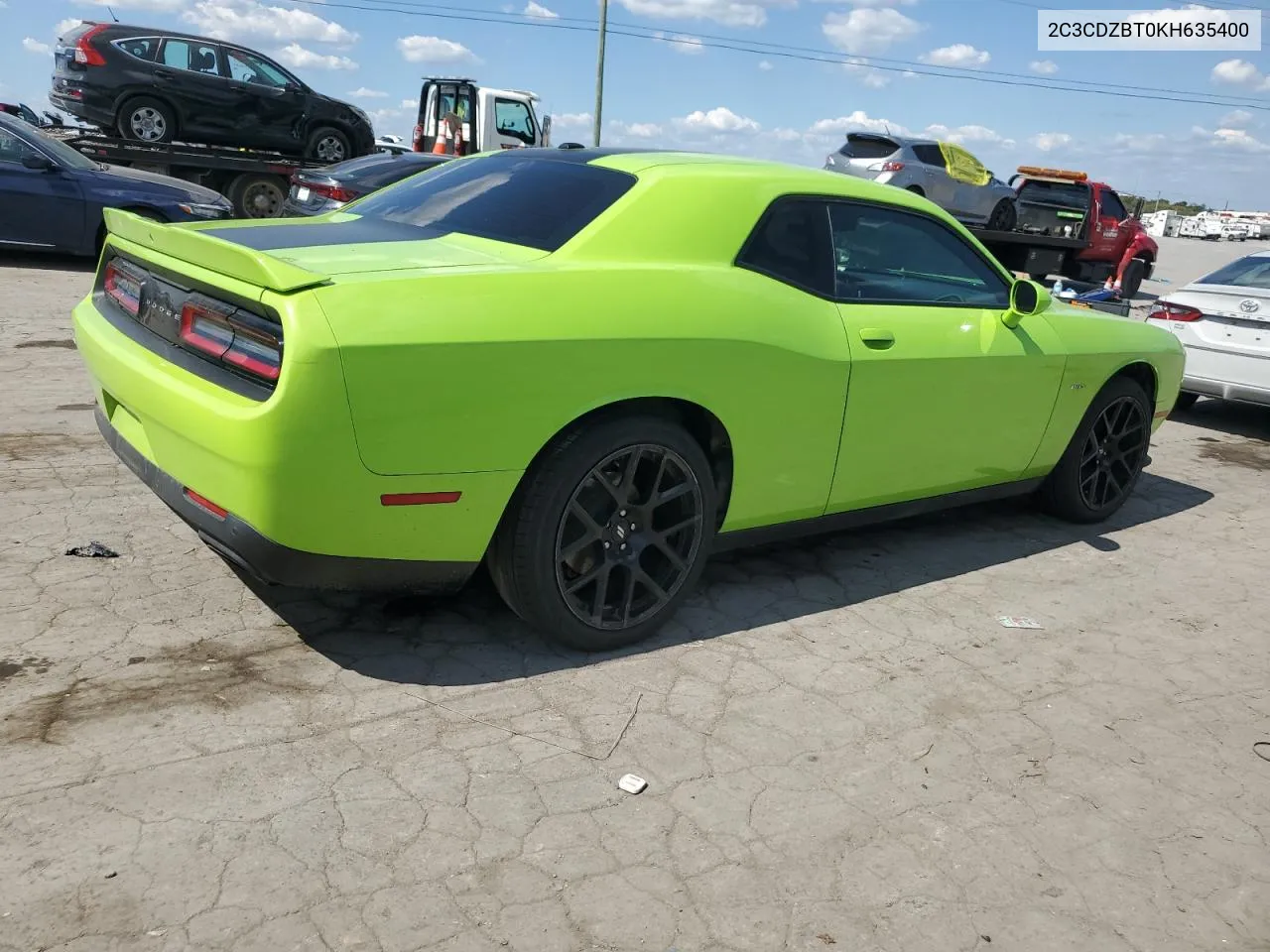 2019 Dodge Challenger R/T VIN: 2C3CDZBT0KH635400 Lot: 72175334