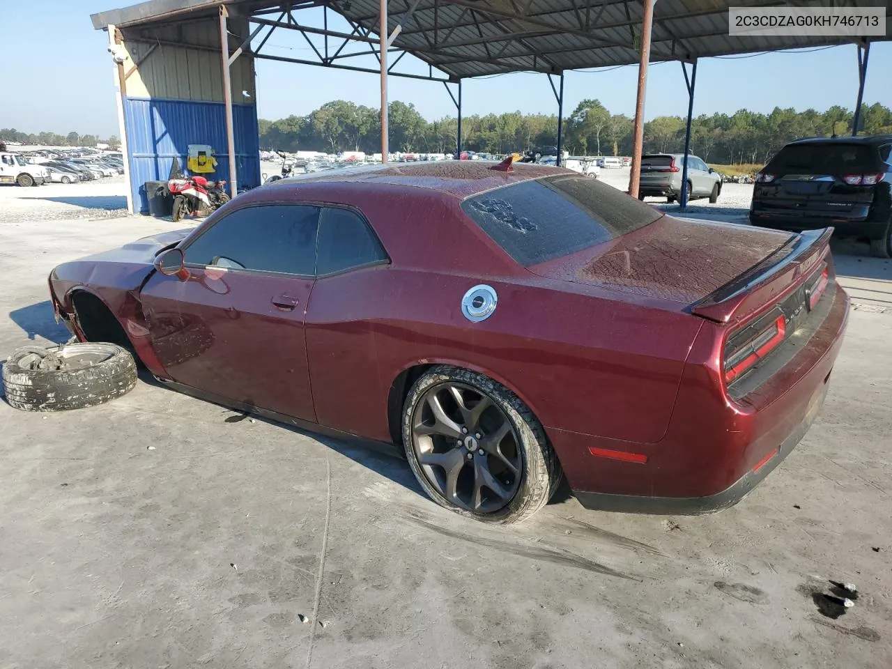 2019 Dodge Challenger Sxt VIN: 2C3CDZAG0KH746713 Lot: 72331494