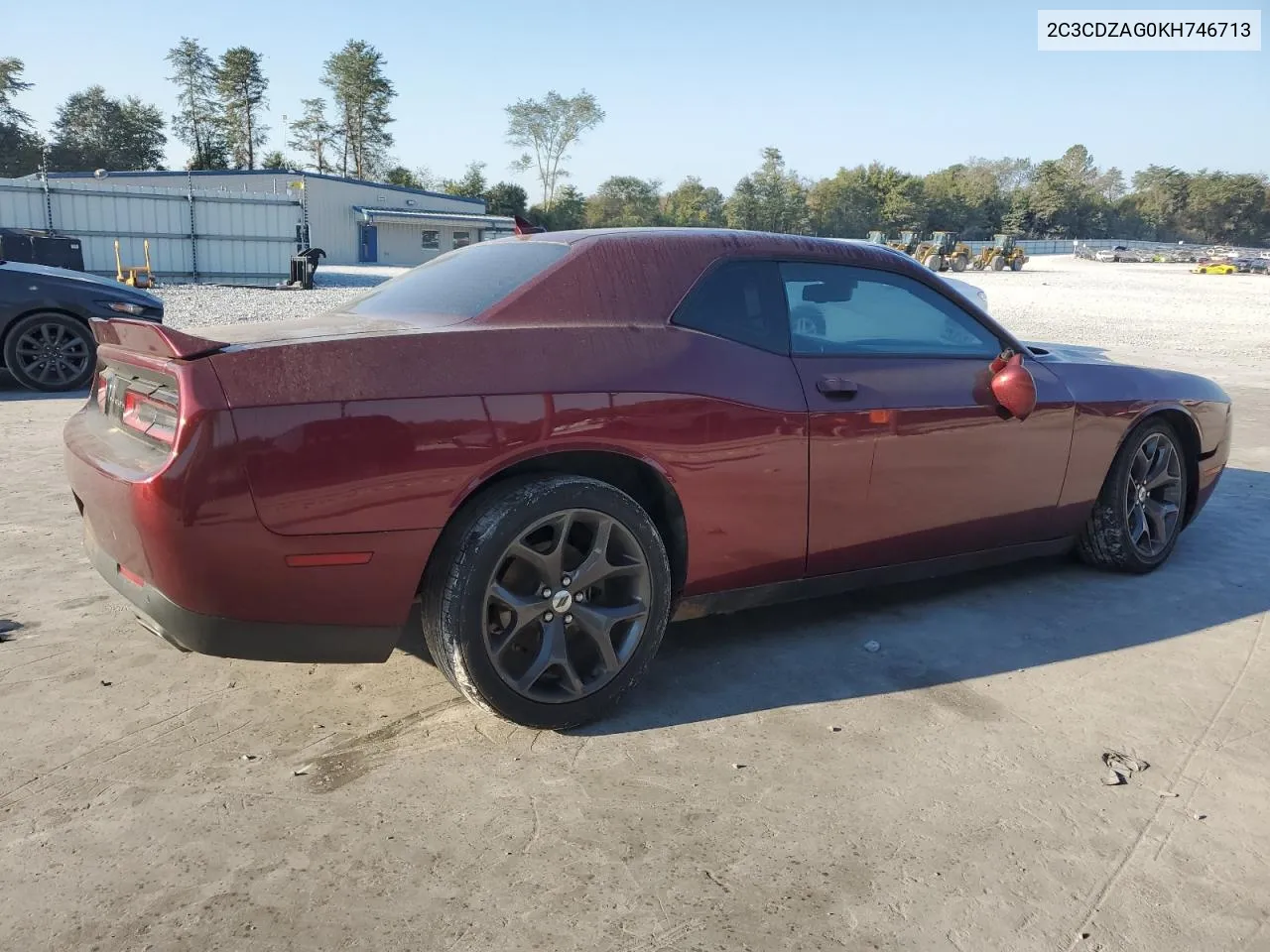 2019 Dodge Challenger Sxt VIN: 2C3CDZAG0KH746713 Lot: 72331494