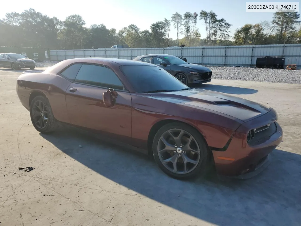 2019 Dodge Challenger Sxt VIN: 2C3CDZAG0KH746713 Lot: 72331494