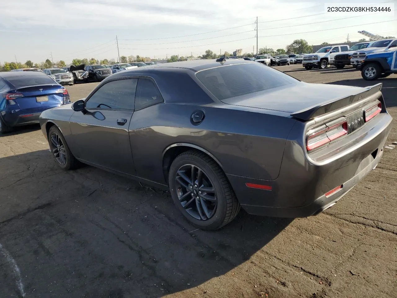 2019 Dodge Challenger Gt VIN: 2C3CDZKG8KH534446 Lot: 72378764