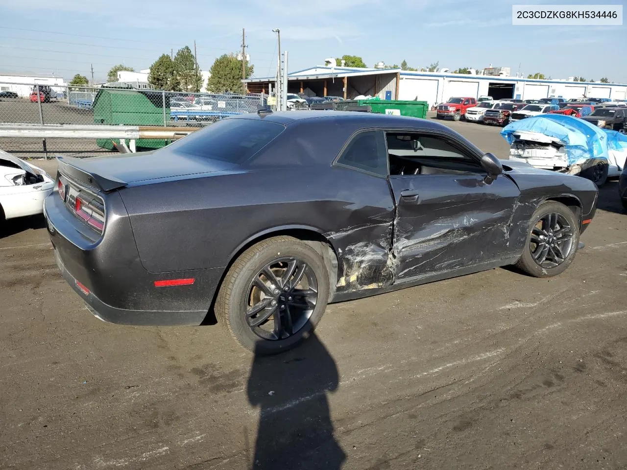 2019 Dodge Challenger Gt VIN: 2C3CDZKG8KH534446 Lot: 72378764